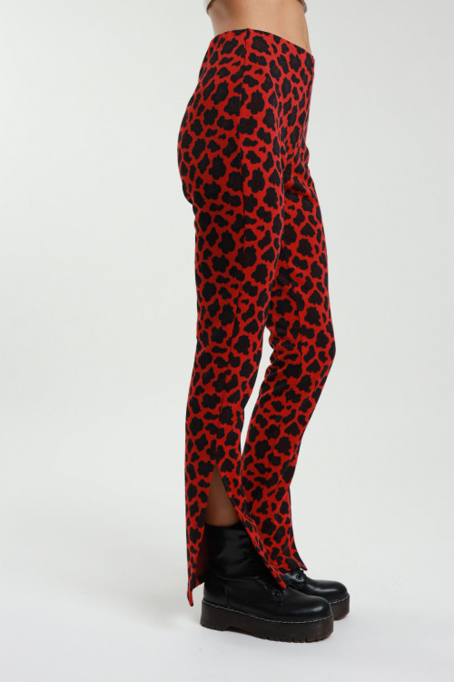 Susy Mix Pantaloni Trombetta Maculati Pezzi Unici