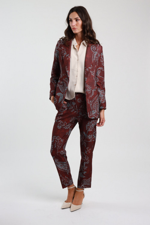 Susy Mix Pantalone Fantasia Damascata Offerta