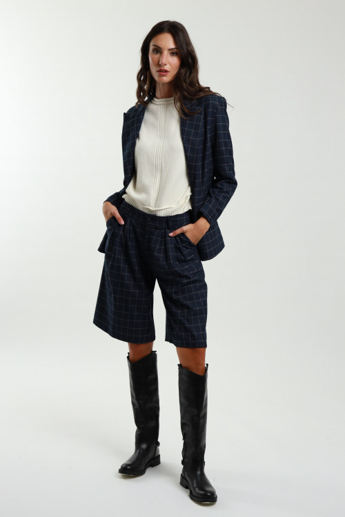 Susy Mix Bermuda Check Economico