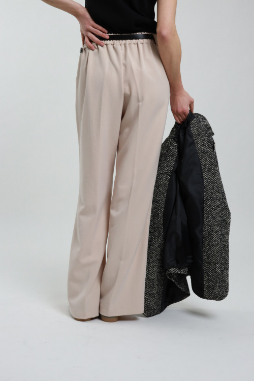 Susy Mix Pantaloni Gamba Dritta con Cintura In Vendita