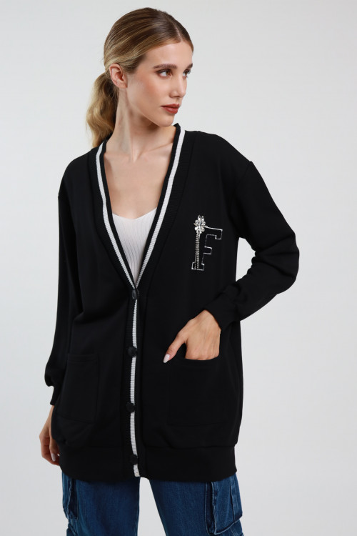 Susy Mix Cardigan College Oversize Nuova