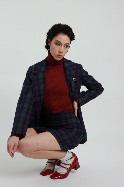 Susy Mix Gonna Corta Check Spedizione Gratuita