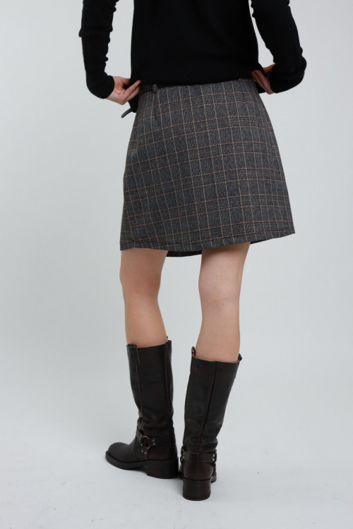 Susy Mix Mini Gonna Principe di Galles Vendita Calda