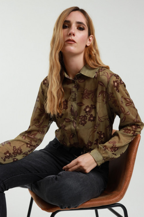 Susy Mix Camicia Fiori Italy
