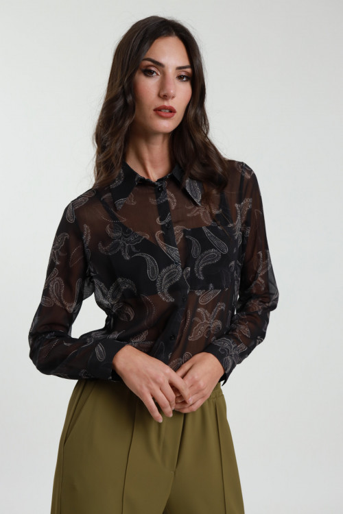 Susy Mix Camicia Fantasia Damascata Sconti questo mese