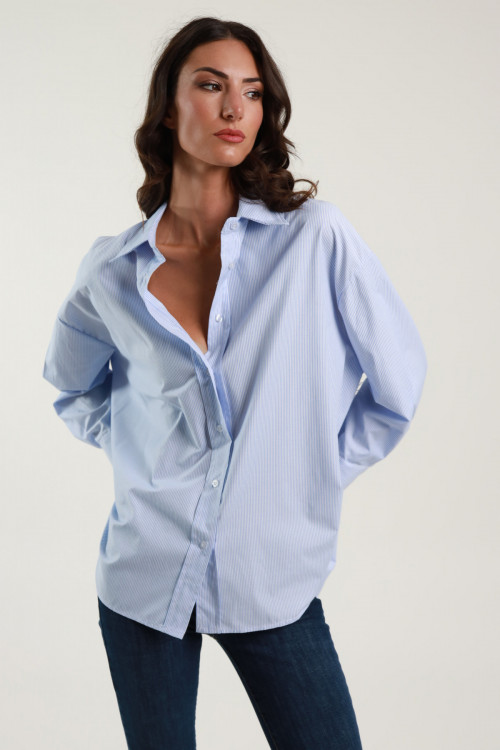 Susy Mix Camicia Gessata 'You Are All I Need' Promozione