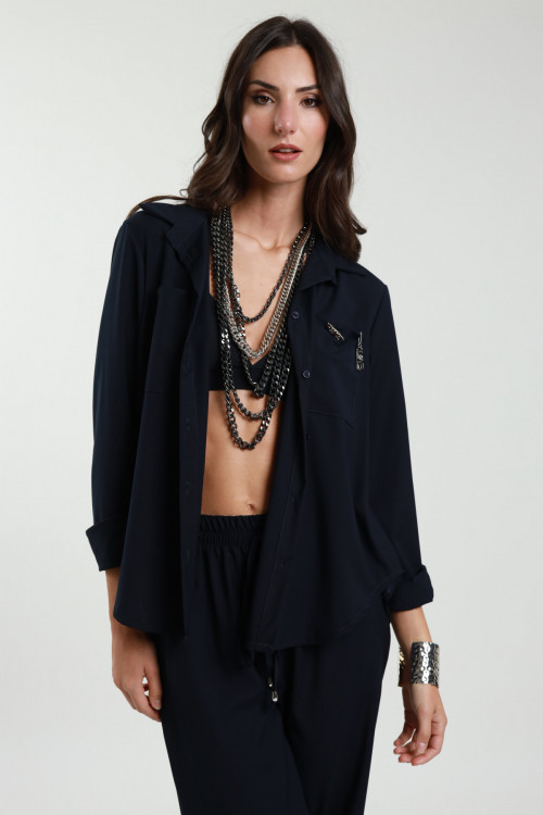 Susy Mix Camicia Con Spille Promozione