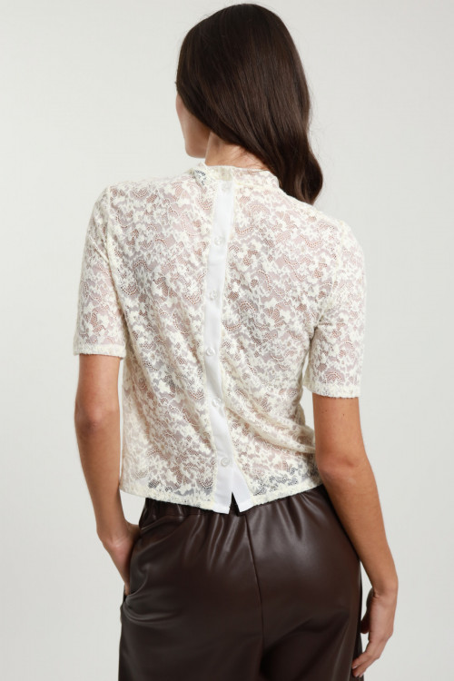 Susy Mix Maglia in Pizzo Vendita Economica