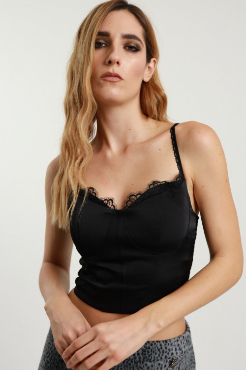 Susy Mix Crop Top Nuova