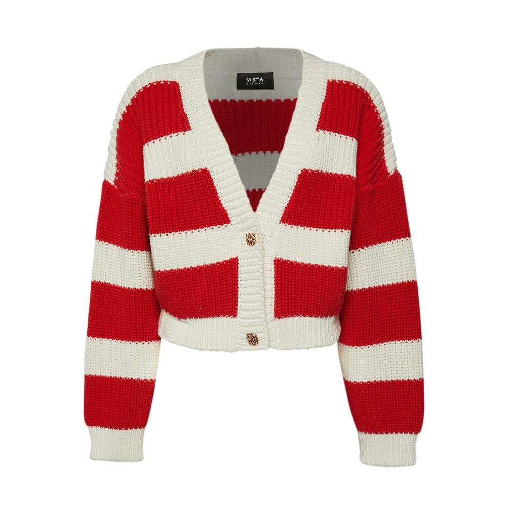 Sveta Milano Cardigan corto in cotone Alice