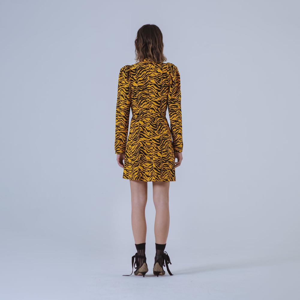 Sveta Milano Abito corto leopardato Cambridge in seta Shopping Online
