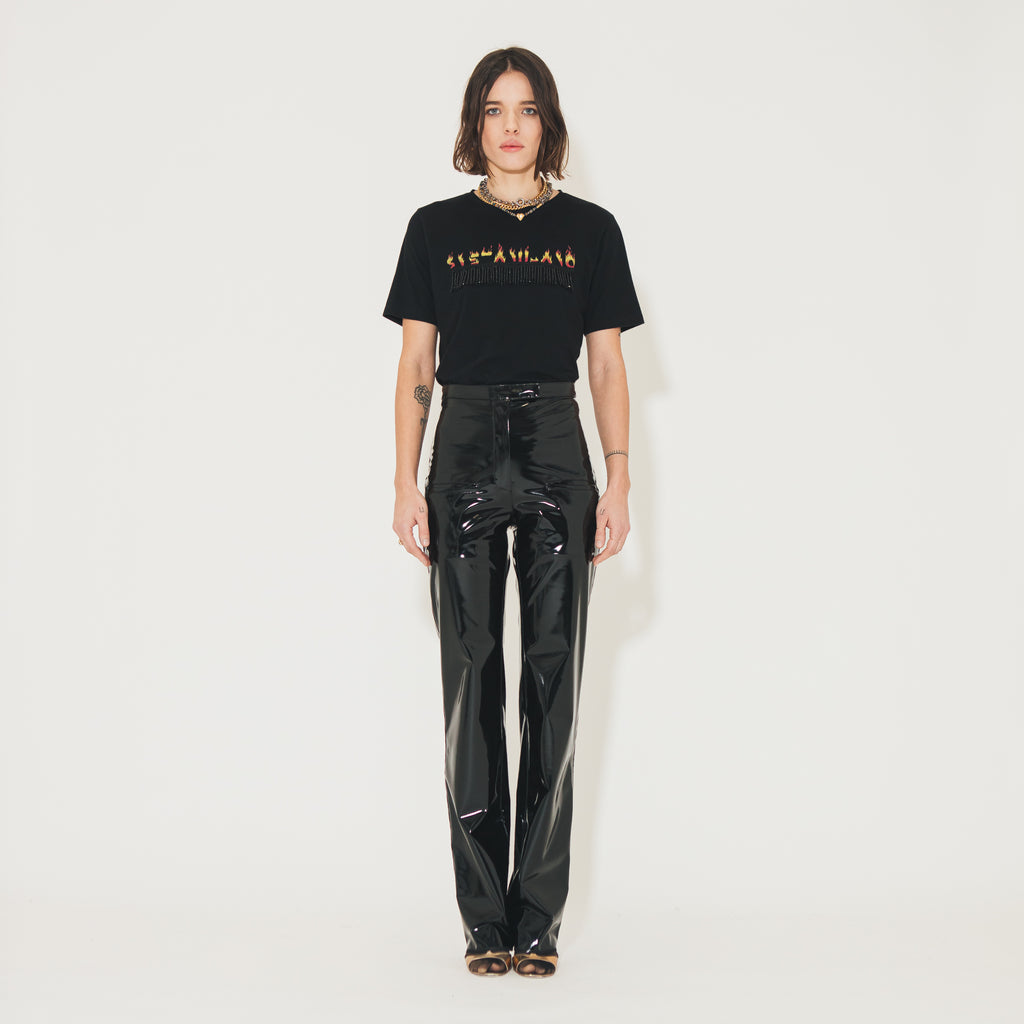 Sveta Milano T-shirt Madonna in jersey di cotone Hotsell
