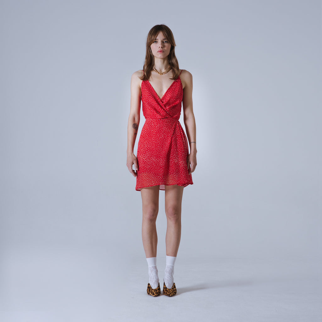 Sveta Milano Abito corto Nancy in georgette di seta | Limited Edition Outlet