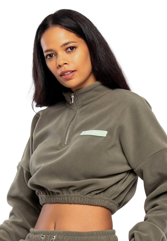Tom Barron Completo cropped in pile oversize Acquista Ora