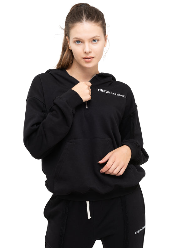 Tom Barron Collezione Milano Luxe Quarter-Zip In Linea