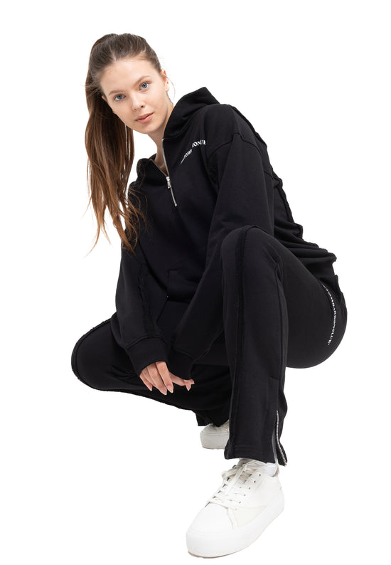 Tom Barron Collezione Milano Luxe Quarter-Zip In Linea