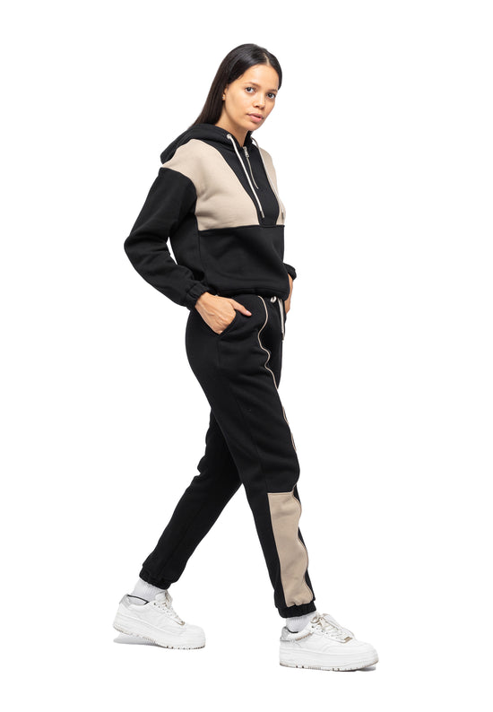 Tom Barron Prestige Tuta da ginnastica mezza zip Duo-Color Pezzi Unici