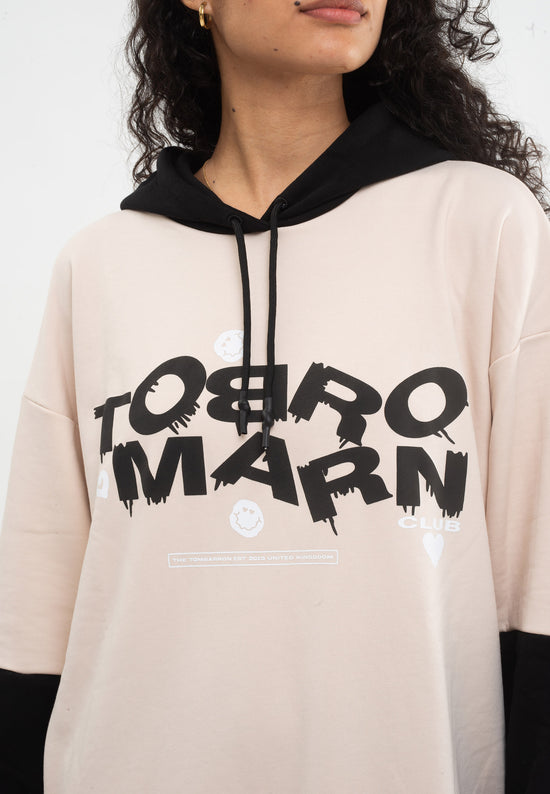 Tom Barron Felpa con cappuccio oversize Signature Negozi Online