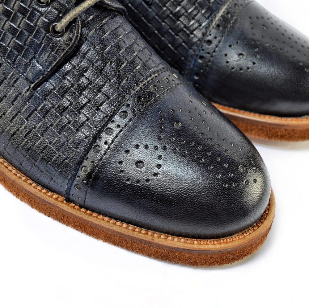 Ton Goût Scarpe Derby Blu Vendita Calda