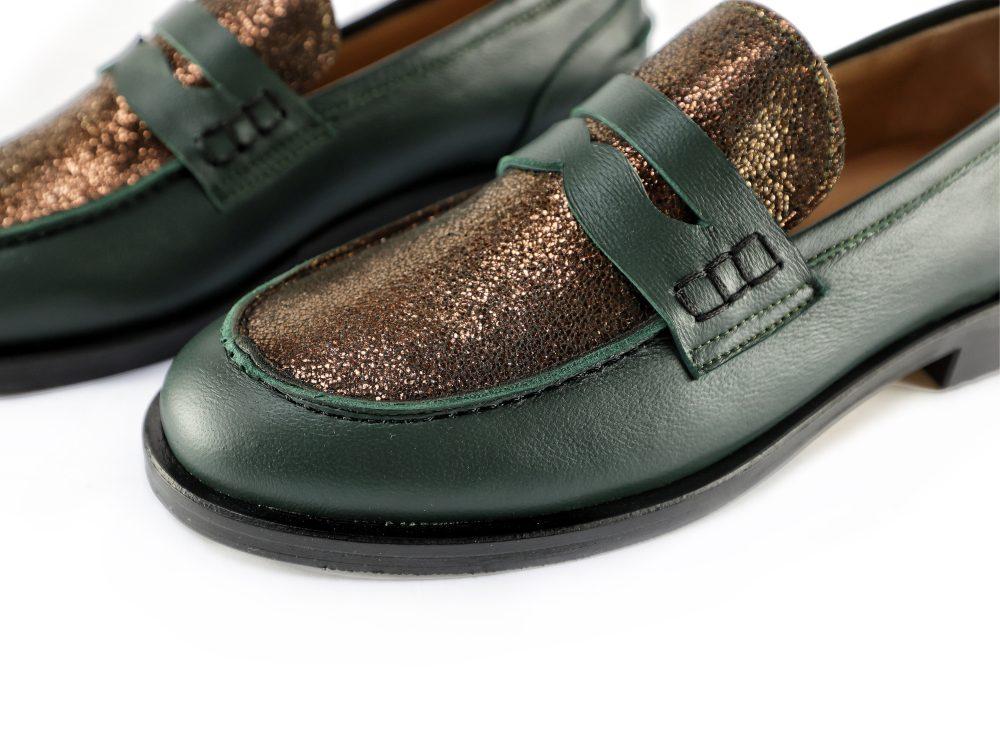 Ton Goût Mocassino Betty Verde Qualità