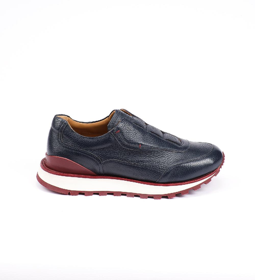 A.Testoni MOENA SNEAKER IN CERVO Vendita