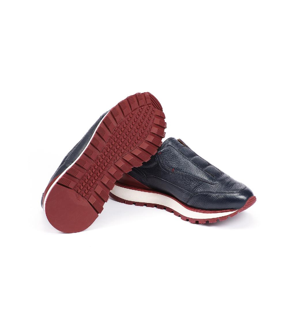 A.Testoni MOENA SNEAKER IN CERVO Vendita