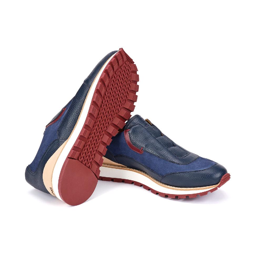 A.Testoni MOENA SNEAKER NUBUK CALF+DEER ° Negozi Online