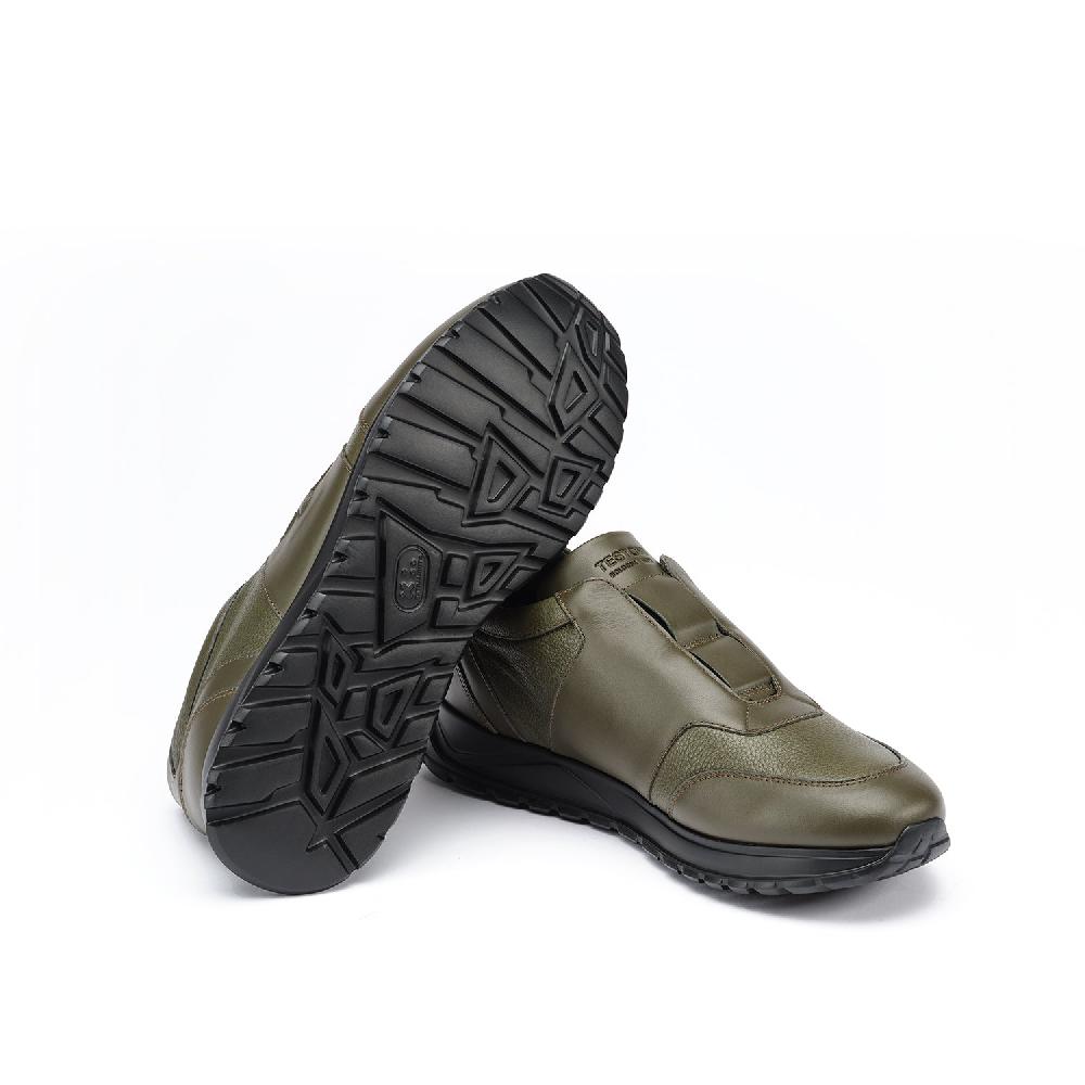 A.Testoni CUNEO SNEAKER SPORT NAPA CALF + GRAINED CALF ° Prezzo Ridotto