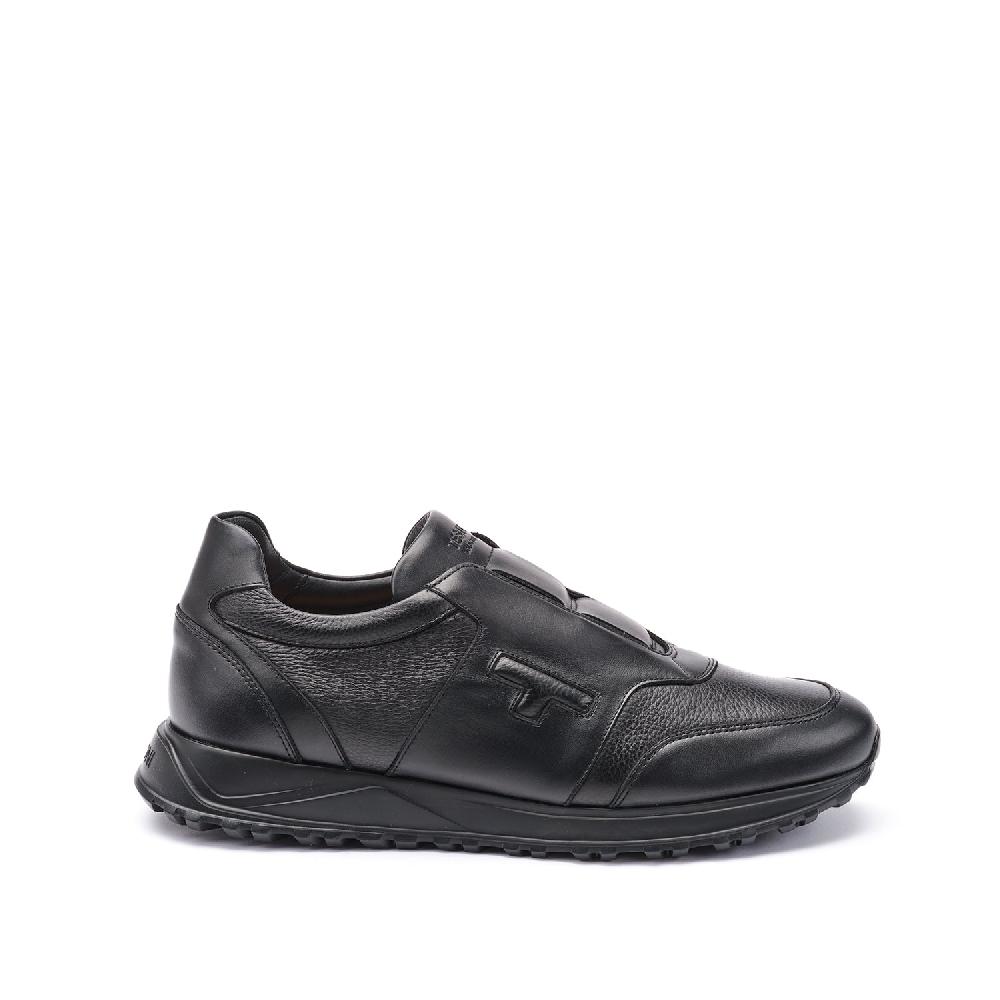A.Testoni CUNEO SNEAKER SPORT NAPA CALF + GRAINED CALF Sottocosto