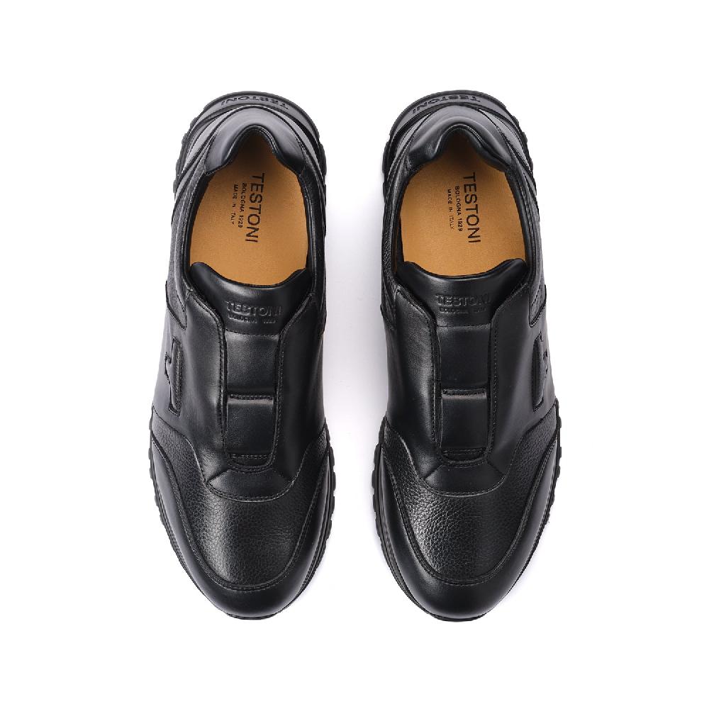 A.Testoni CUNEO SNEAKER SPORT NAPA CALF + GRAINED CALF Sottocosto