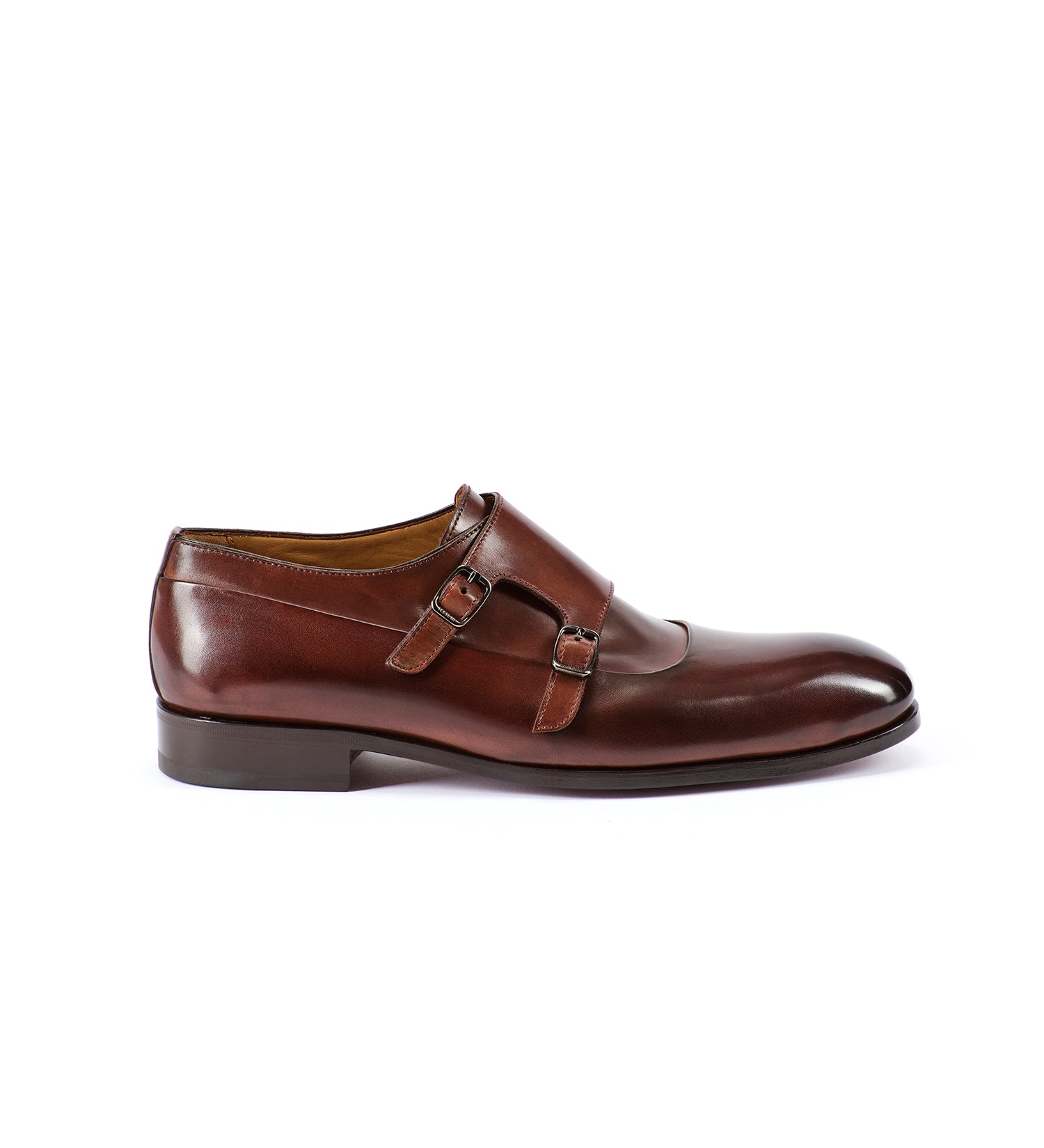 A.Testoni SANT'EULALIA LEATHER MONK STRAP Novità