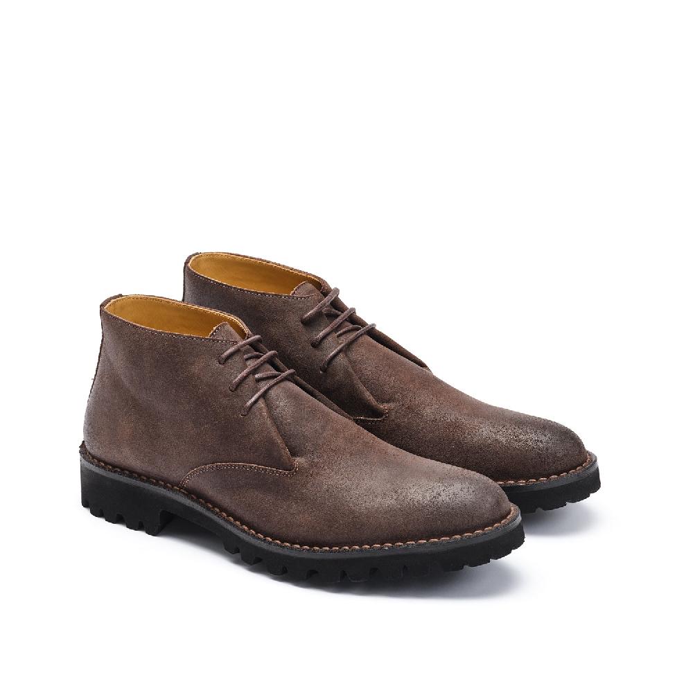A.Testoni COURMAYEUR DESERT WAX SUEDE CALF