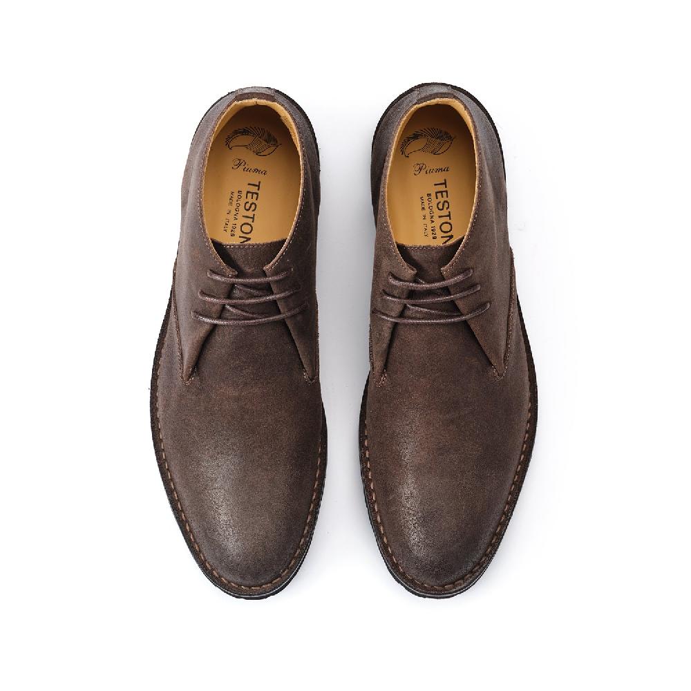 A.Testoni COURMAYEUR DESERT WAX SUEDE CALF Offerta