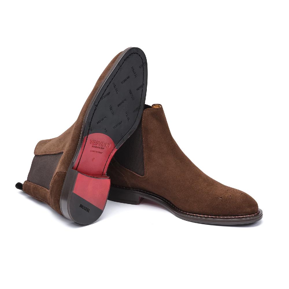 A.Testoni VENEZIA CHELSEA ENGLISH SUEDE CALF Online