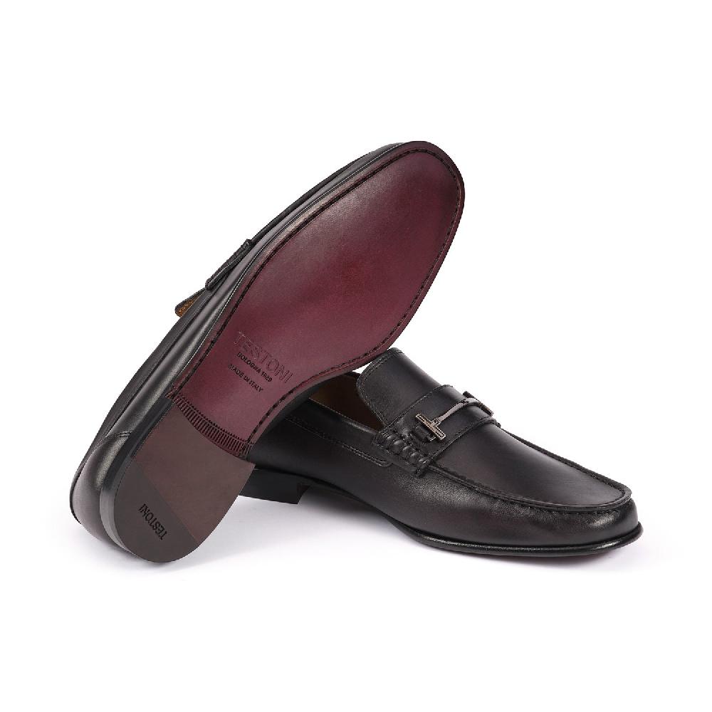 A.Testoni BRACCIANO MOCCASIN UNLINED SOFT DELAVE CALF ° Qualità