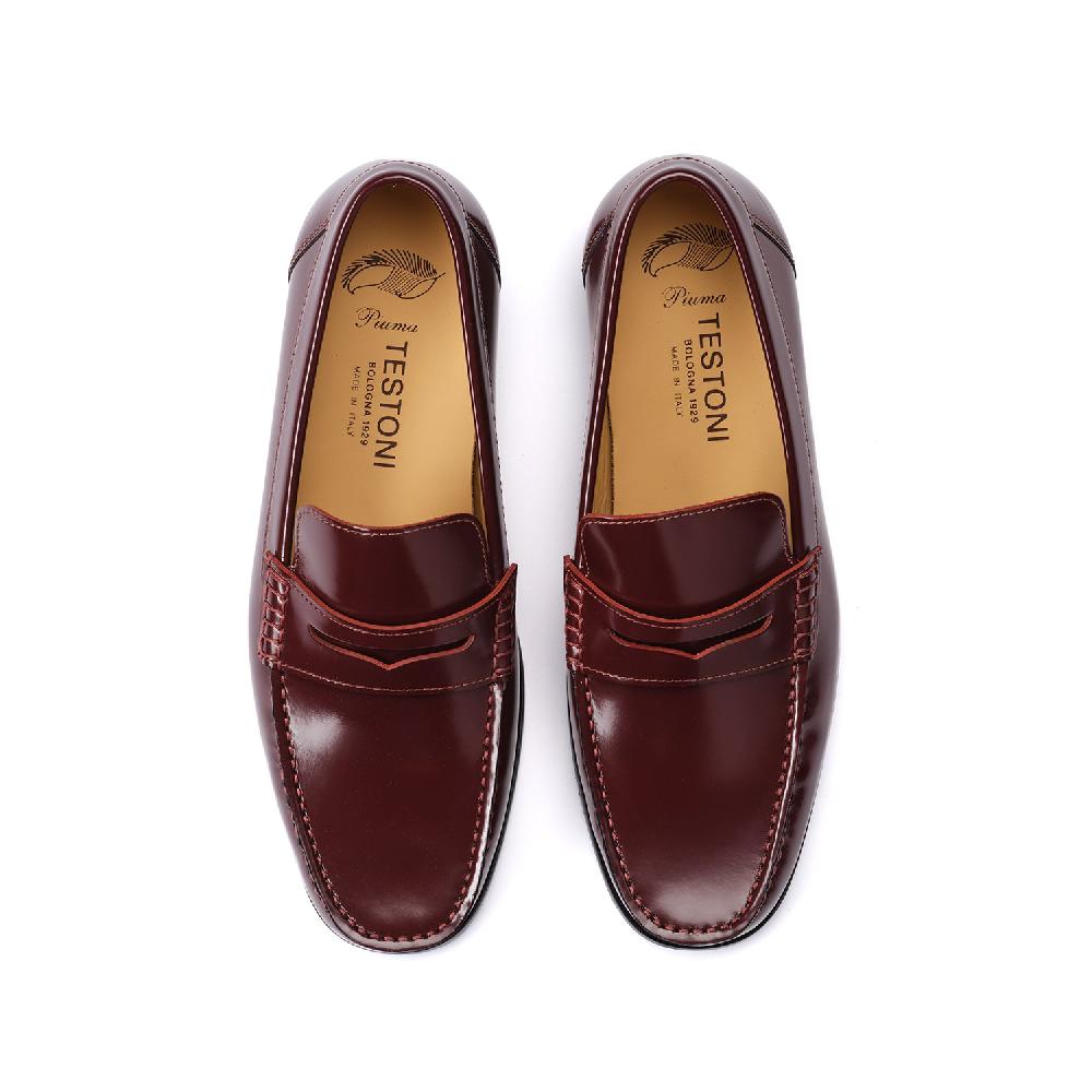 A.Testoni BRACCIANO MOCS BRUSHED CALF Promozione