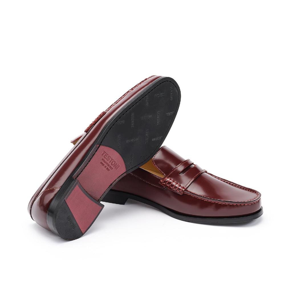 A.Testoni BRACCIANO MOCS BRUSHED CALF Promozione