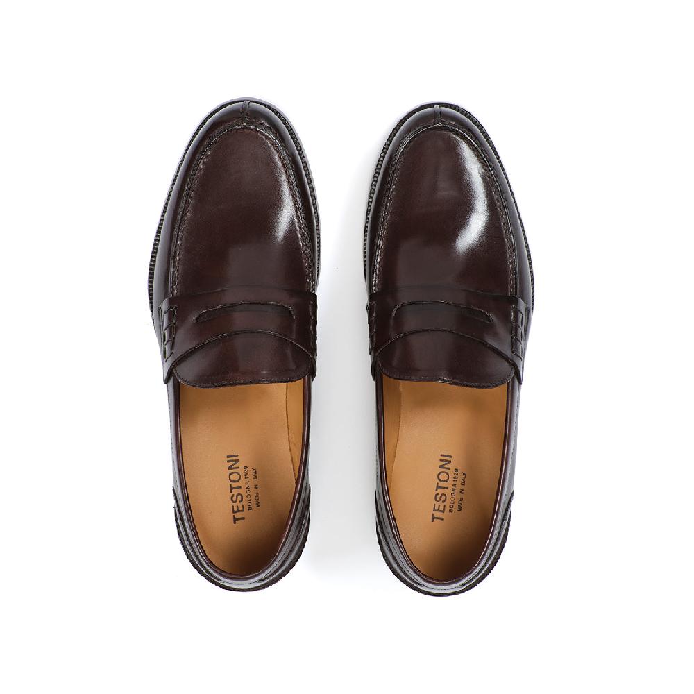 A.Testoni TRENTO LEATHER LOAFER ° Soddisfazione Garantita