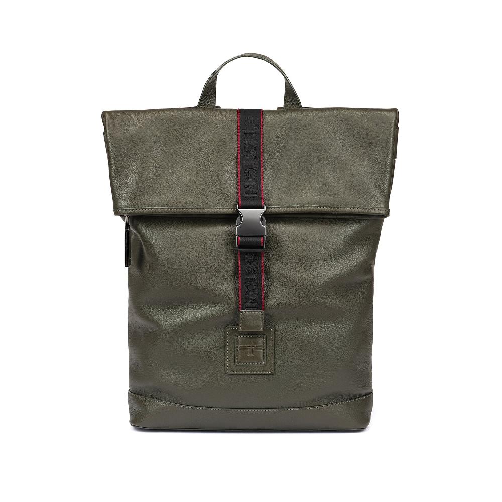 A.Testoni BRINDISI ROLL BACKPACK GRAINED SOFT CALF Qualità Garantita