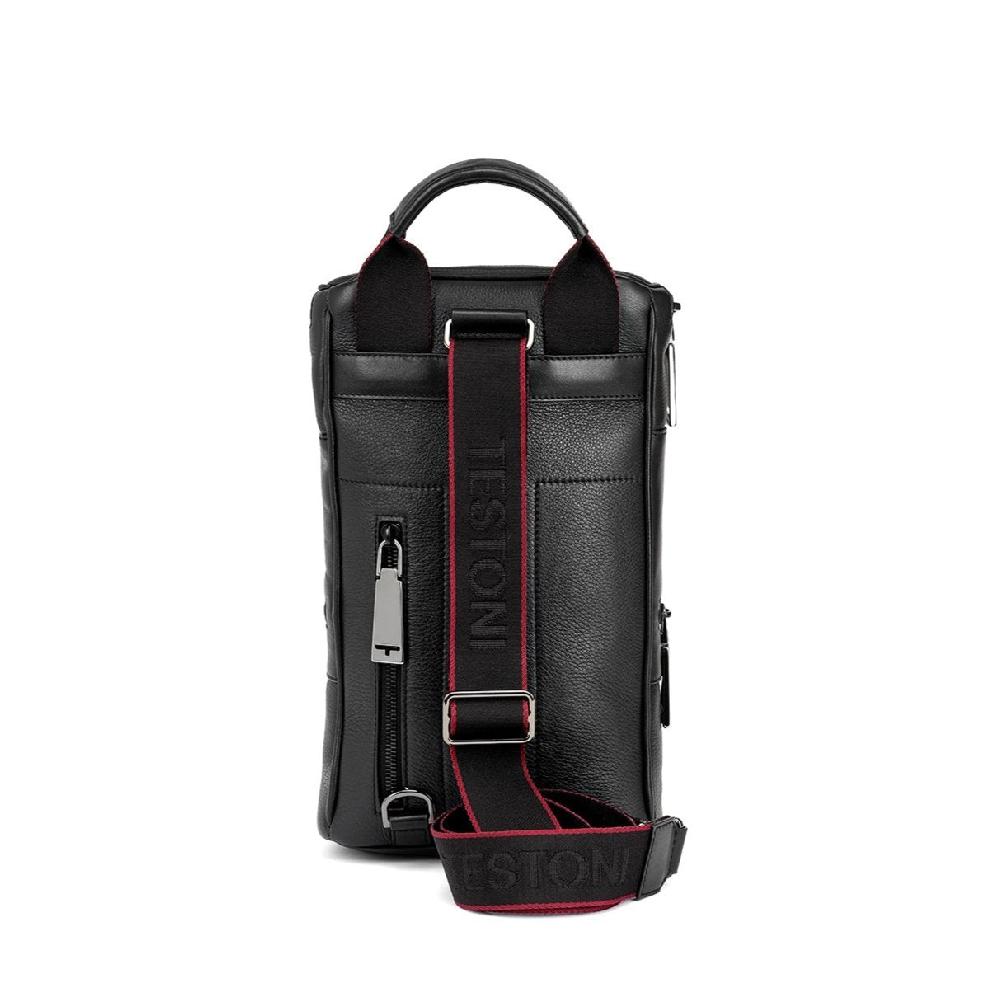 A.Testoni BORMIO SAILING BAG GRAINED SOFT CALF + SPORT NAPA CALF Offerta speciale