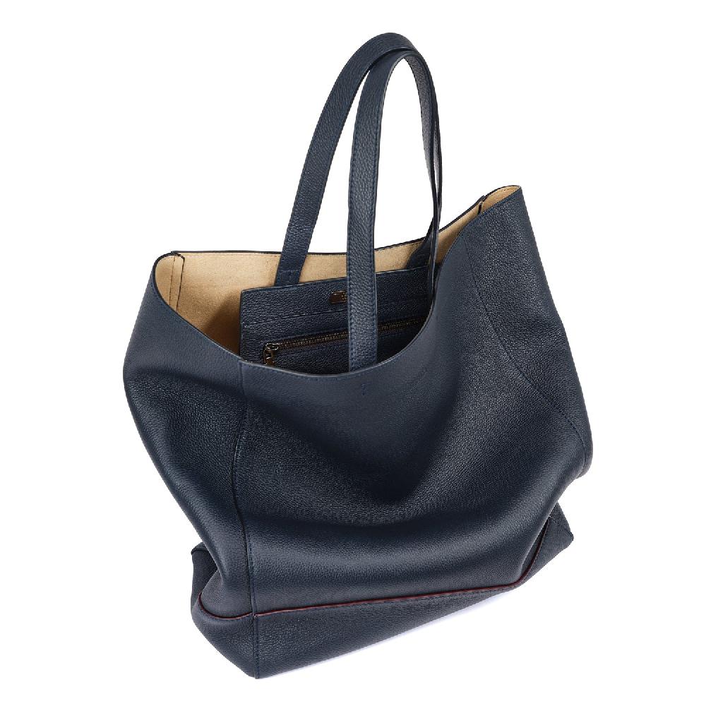 A.Testoni NOTO TOTE BAG DELUXE GRAINED CALF ° Shopping Online
