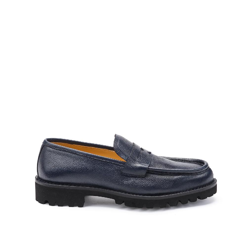 A.Testoni COURMAYEUR LOAFER GRAINED CALF Presa