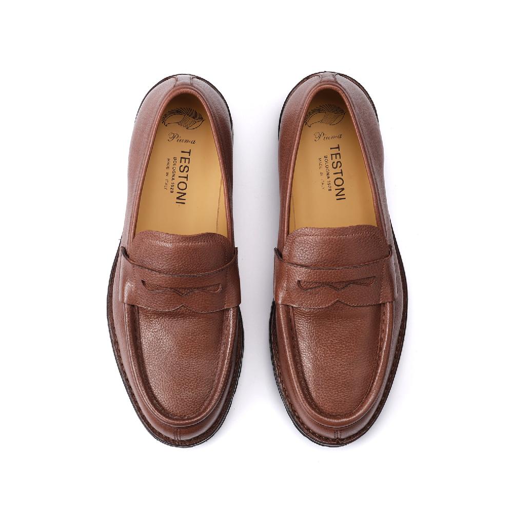 A.Testoni COURMAYEUR LOAFER GRAINED CALF Cyber Monday