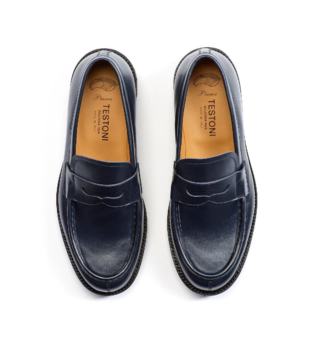 A.Testoni COURMAYEUR MOCASSINO IN PELLE Offerta
