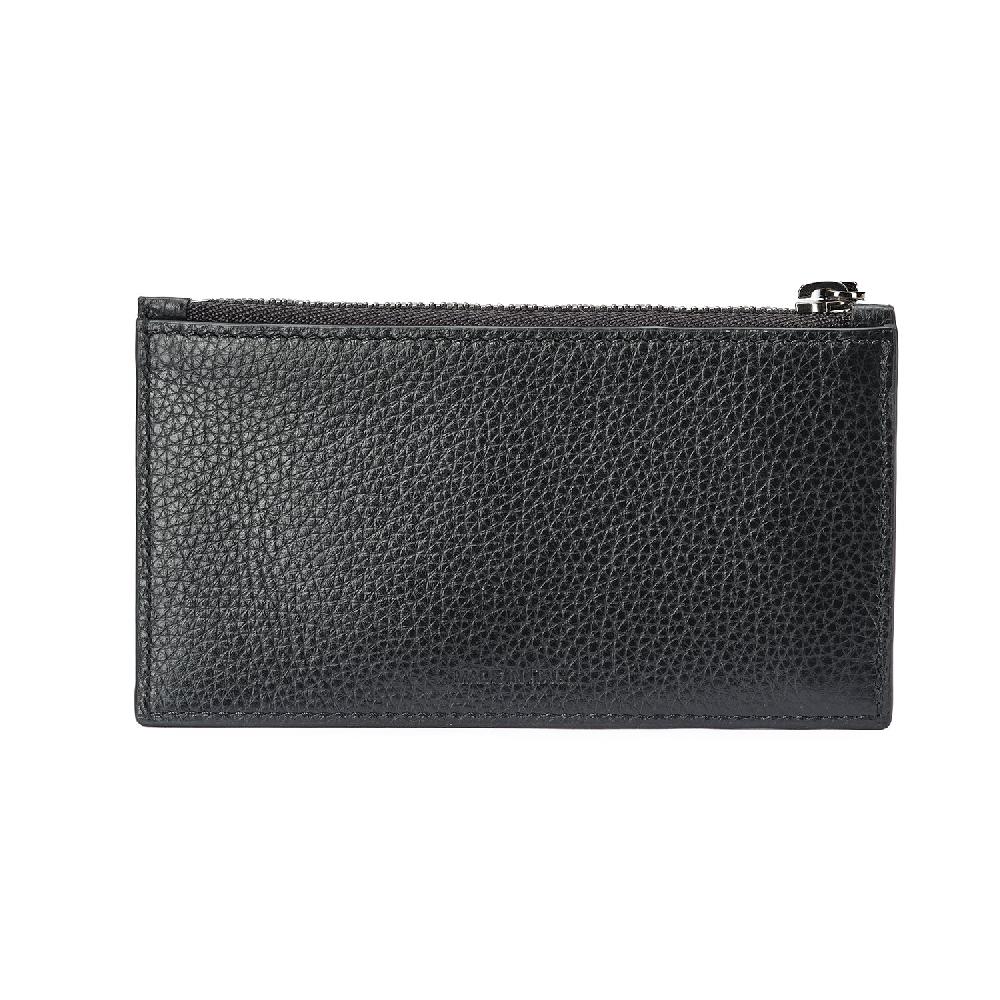 A.Testoni ZIP CREDIT CARD CASE GRAINCALF Offerte