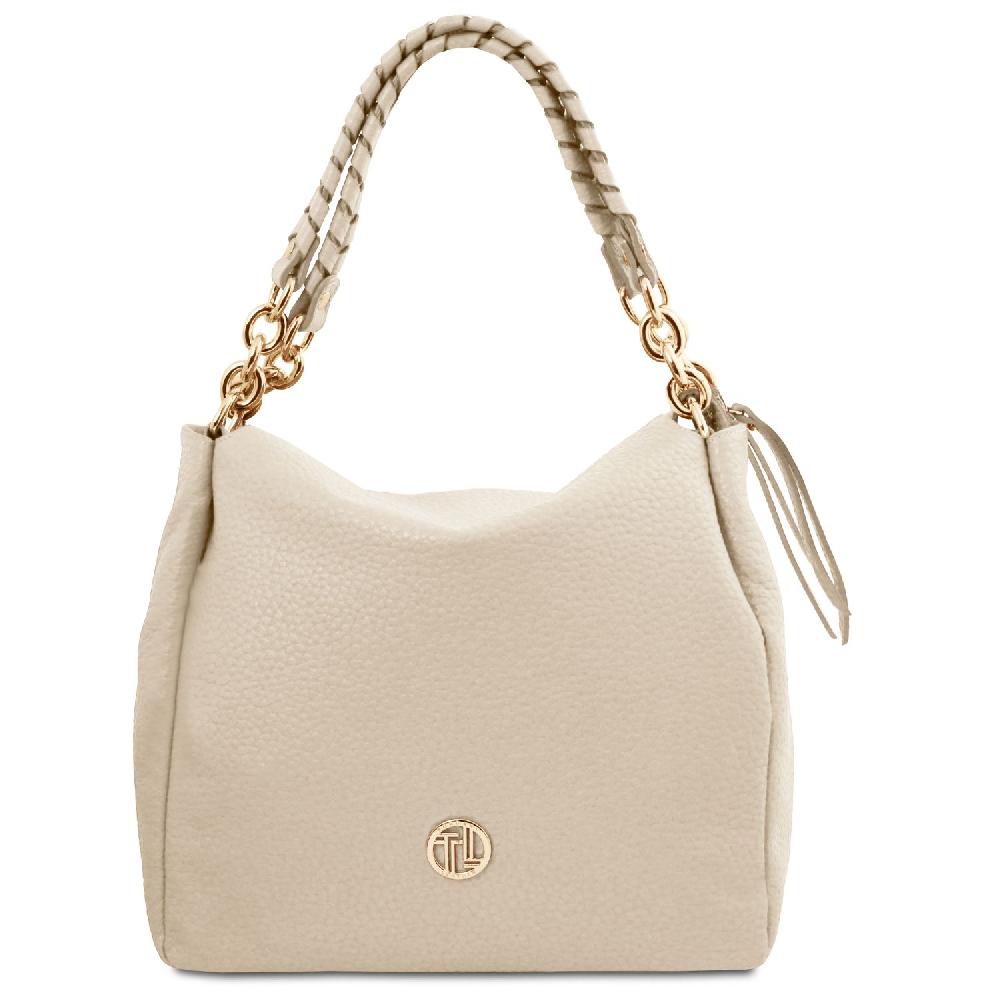 Tuscany Leather Soft Leather Shopping bag Consegna Veloce