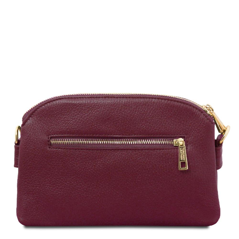 Tuscany Leather Umhängetasche aus Weichem Leder Vendita Economica