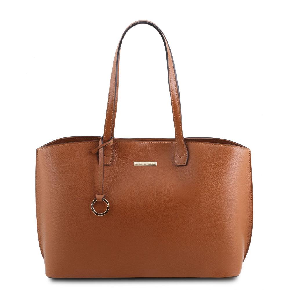Tuscany Leather Leather Shopping bag Sconto