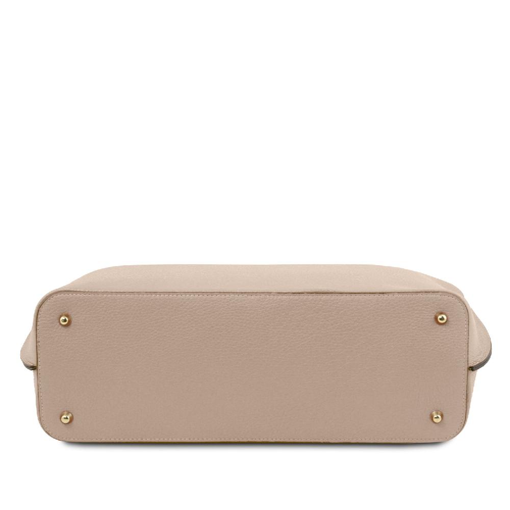 Tuscany Leather Bolso Shopping en Piel Vendita Calda