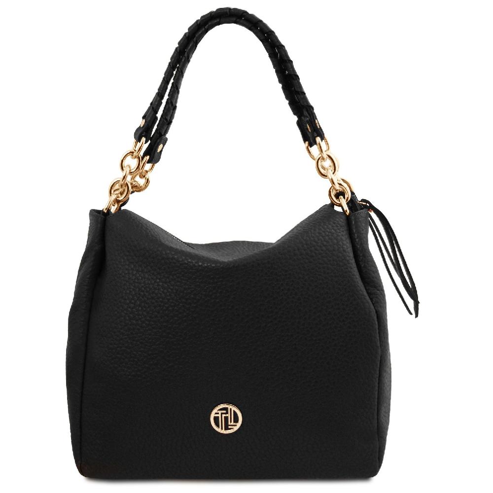 Tuscany Leather Bolso Shopping en Piel Suave Saldi Di Fabbrica